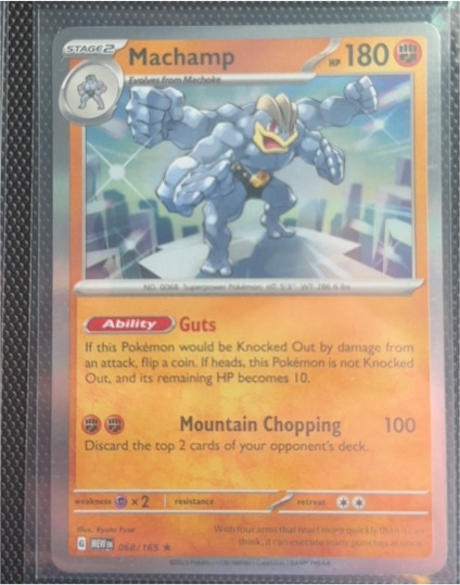 2023 Pokémon Scarlet & Violet 151 #068 Machamp — front