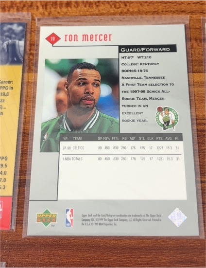 1997-98 Upper Deck Rookie Discovery I #R6 Ron Mercer — front