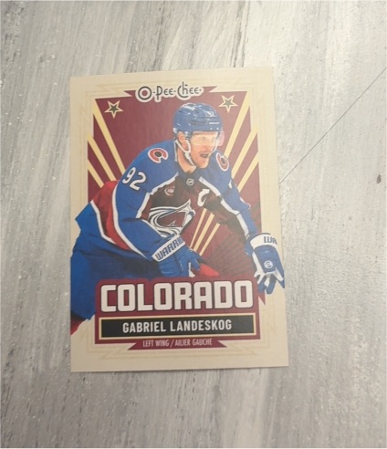2025-26 O-Pee-Chee Retro #477 Gabriel Landeskog — front