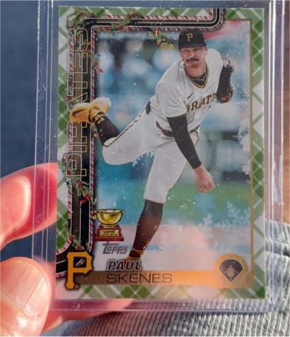 2025 Topps Holiday #H70 Paul Skenes — front