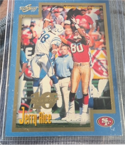 1999 Score #72 Jerry Rice — front