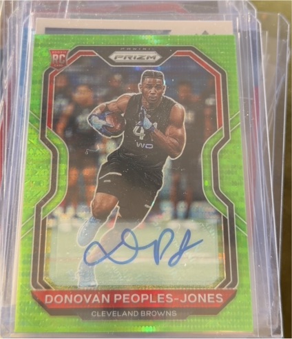 2020 Panini Prizm #319 Donovan Peoples-Jones — front