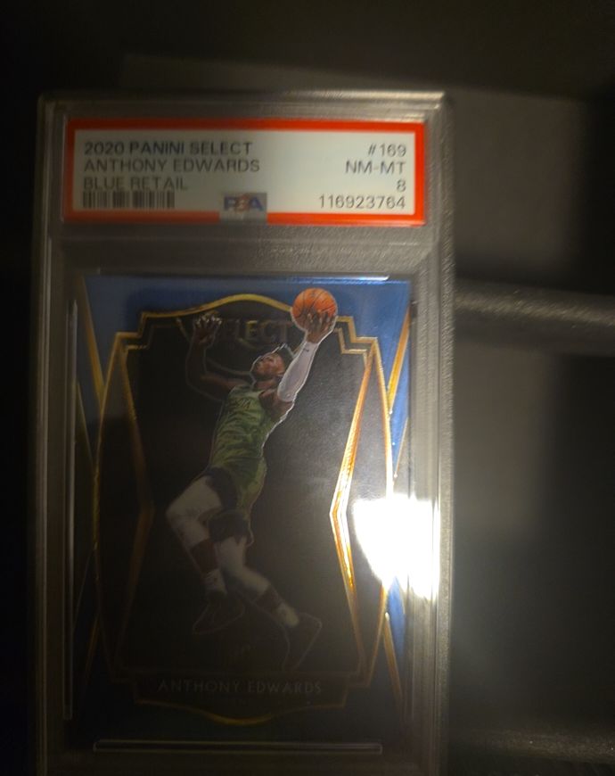 2020 Panini Select #169 Anthony Edwards Blue Retail — front