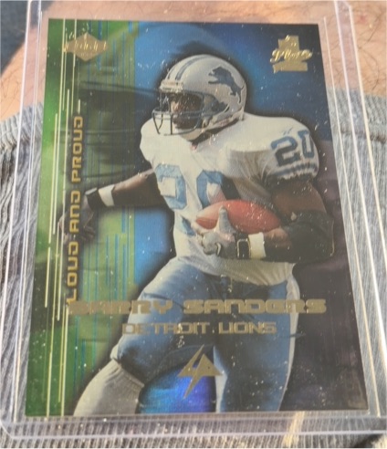 1999 Collector's Edge 1st Place #LP04 Barry Sanders Loud and Proud — front