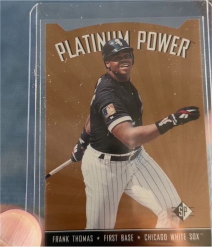 1995 Upper Deck SP Platinum Power #PP18 Frank Thomas — front