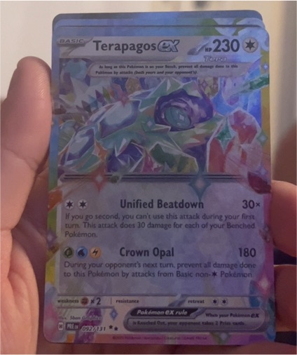 2023 Pokémon Scarlet & Violet: Stellar Crown #128 Terapagos EX — front