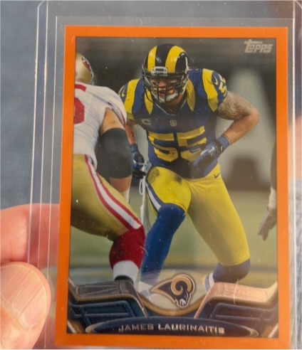 2012 Topps #344 James Laurinaitis — front