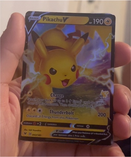 2020 Pokémon Vivid Voltage #043 Pikachu V — front