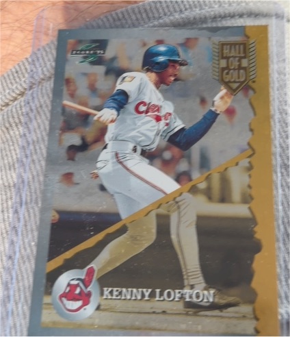 1995 Score Hall of Gold #HG57 Kenny Lofton — front