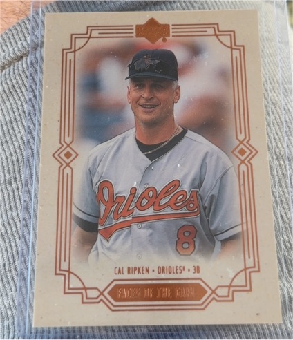 2000 Upper Deck Faces of the Game #F16 Cal Ripken Jr. — front