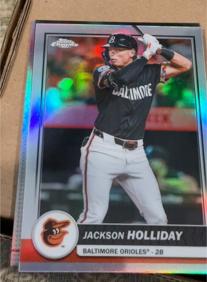 2024 Topps Chrome #88 Jackson Holliday — front