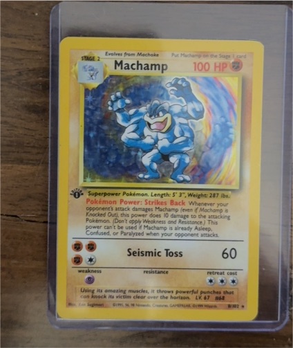 1999 Pokémon #8 Machamp — front