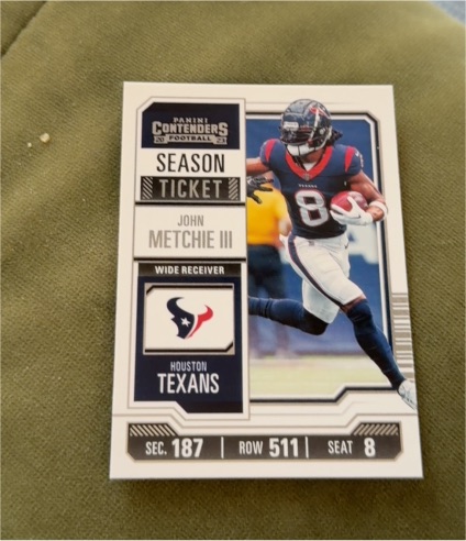 2023 Panini Contenders Season Ticket #42 John Metchie III — front
