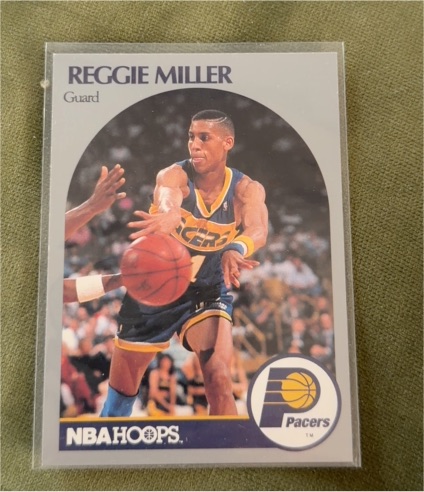 1990-91 Hoops #135 Reggie Miller — front