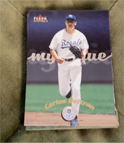 2000 Fleer Mystique Carlos Beltran — front