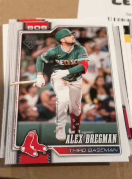 2026 Topps Series 1 #135 Alex Bregman Boston Red Sox — front