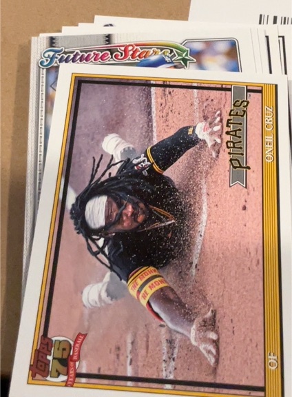 2026 Topps Series 1 #T91-14 Oneil Cruz Pittsburgh Pirates — front