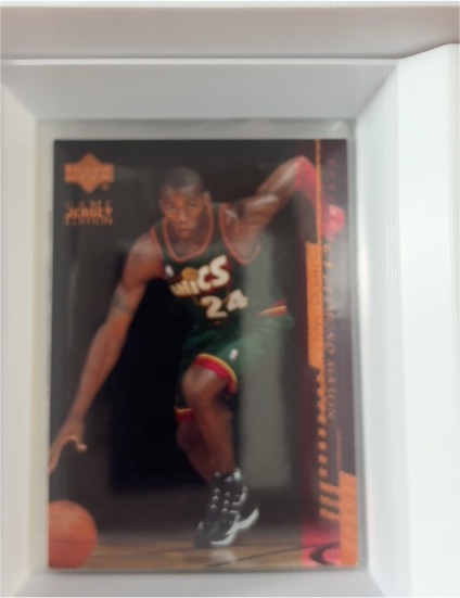 2000-01 Upper Deck #18 Jamal Mashburn Seattle Supersonics — front