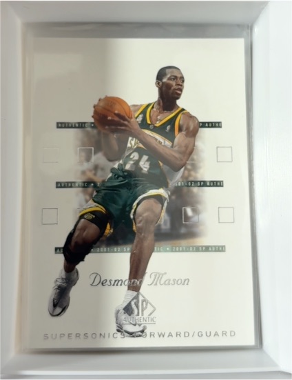 2001-02 SP Authentic #81 Desmond Mason — front