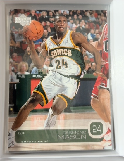 2002-03 Upper Deck #160 Desmond Mason — front