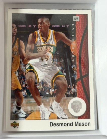 2002-03 Upper Deck Authentics #80 Desmond Mason — front