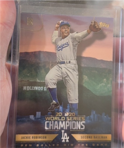 2020 Topps X Ben Baller #28 Jackie Robinson — front