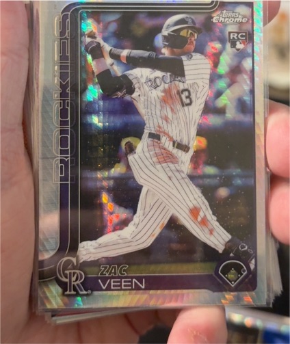 2025 Topps Chrome Update #USC28 Zac Veen — front