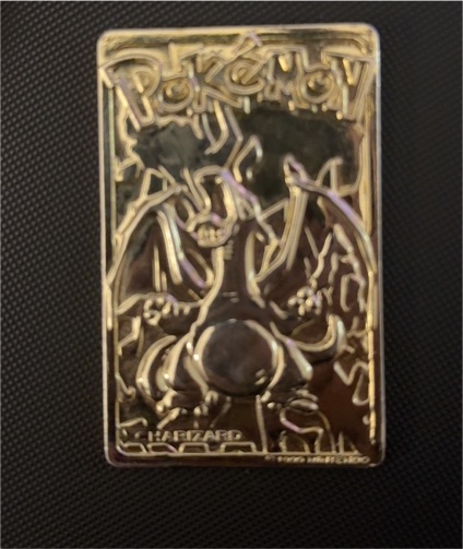 1999 Nintendo Pokémon #06 Charizard 23K Gold Plated Burger King — front