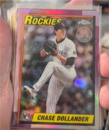 2025 Topps Chrome Update #90CU-16 Chase Dollander — front