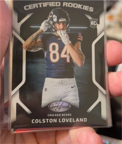 2025 Panini Certified #CRK-CLD Colston Loveland — front