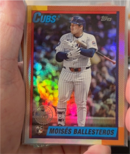 2025 Topps Update Series #U90-12 Moisés Ballesteros — front