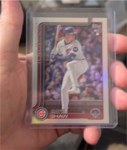 2025 Topps Chrome #219 Matt Shaw — front