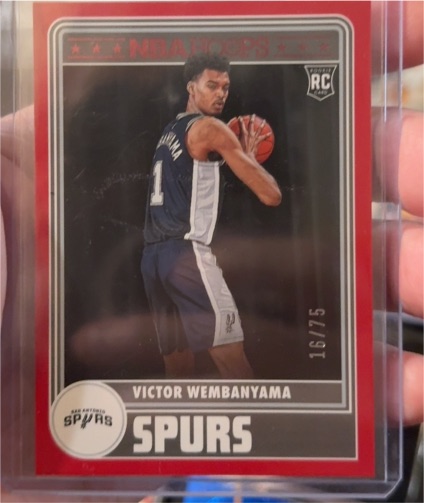 2023-24 Panini NBA Hoops #298 Victor Wembanyama — front