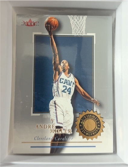 2000-01 Fleer Authority #56 Andre Miller — front