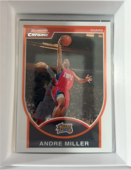 2007-08 Bowman Chrome #75 Andre Miller — front