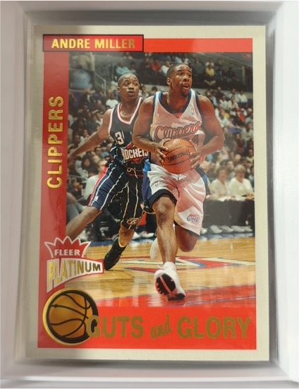 2002-03 Fleer Platinum #8GG Andre Miller Guts and Glory — front