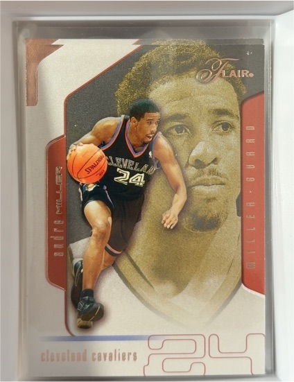 2001-02 Fleer Flair #24 Andre Miller — front