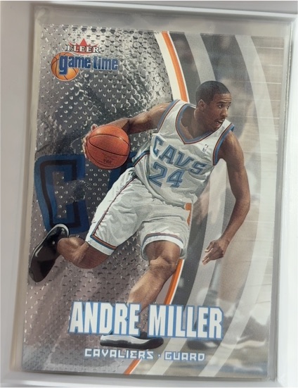 2000-01 Fleer Game Time #34 Andre Miller — front