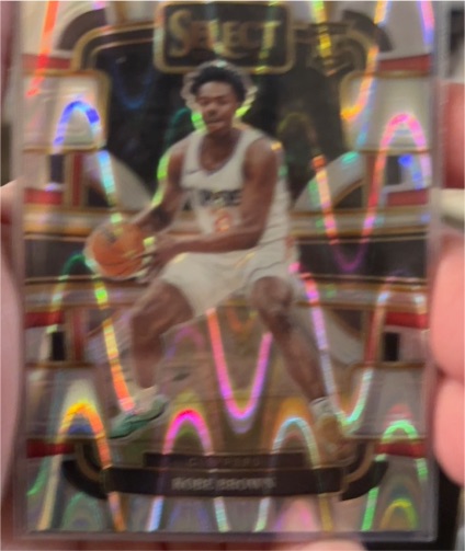 2023-24 Panini Select #79 Kobe Brown Tectonic Prizm Rookie — front