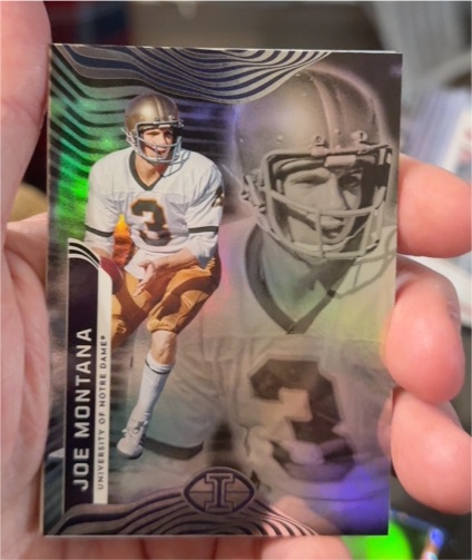 2023 Panini Chronicles Draft Picks Illusions #17 Joe Montana — front