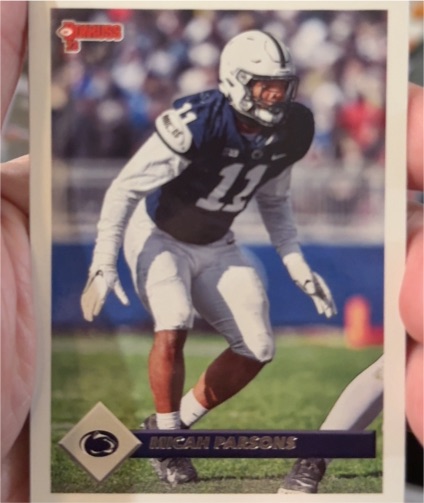 2023 Panini Chronicles Draft Picks Donruss Retro #2 Micah Parsons — front