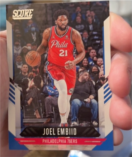 2021-22 Panini Chronicles Score #149 Joel Embiid — front