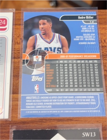 2000-01 Topps #14 Andre Miller — front