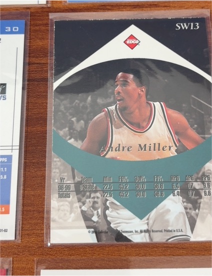 1999 Collector's Edge #SW13 Andre Miller — front