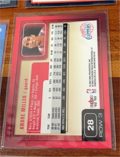 2002-03 Fleer Focus #102 Andre Miller — front