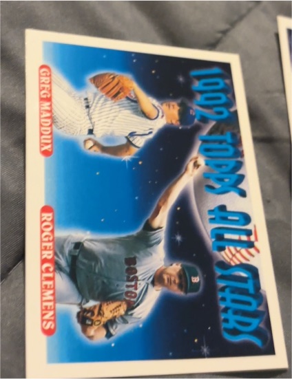 1993 Topps #409 Greg Maddux / Roger Clemens — front