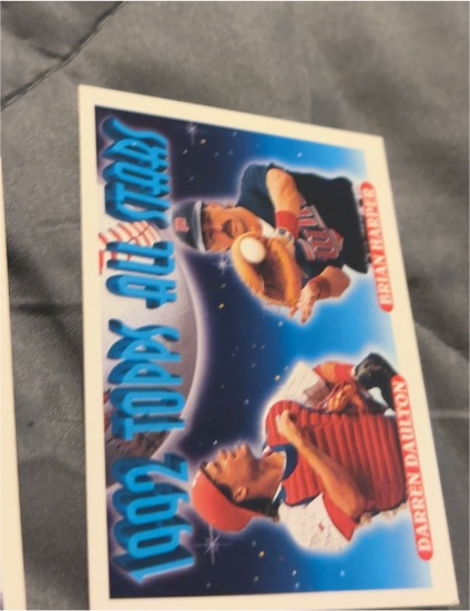 1993 Topps #408 Darren Daulton / Brian Harper — front