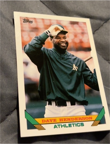 1993 Topps #473 Dave Henderson — front