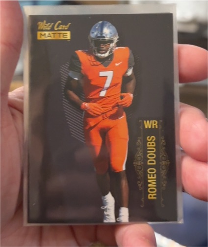 2022 Wild Card MATTE #MB-97 Romeo Doubs — front