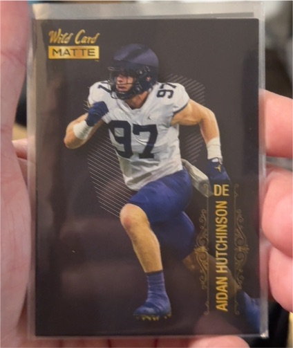 2022 Wild Card MATTE #MB-2 Aidan Hutchinson — front